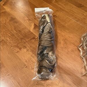 Source Unknown Brown with highlights Claw Hair /Ponytail